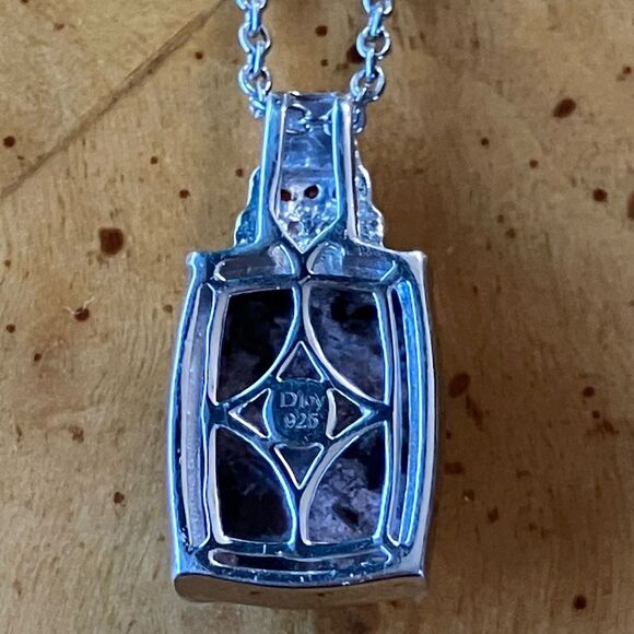 Natural Yooperlite Red Garnet Necklace - Picture 4 of 8